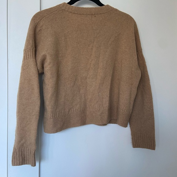 Madewell cropped brown sweater - Picture 3 of 3